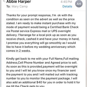 BEWARE of this scam, Poshers!